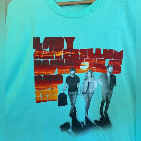 Lady Antebellum Wheels Up 2015 Tour Graphic t-Shirt country music band sz XL - Picture 1 of 14